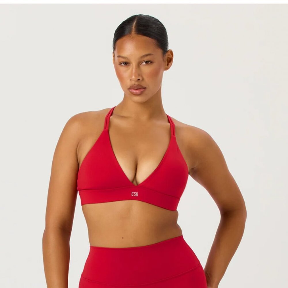 Serenity Stella Crop - Chilli Red - X-Small (SIZE SOLD OUT ONLINE)